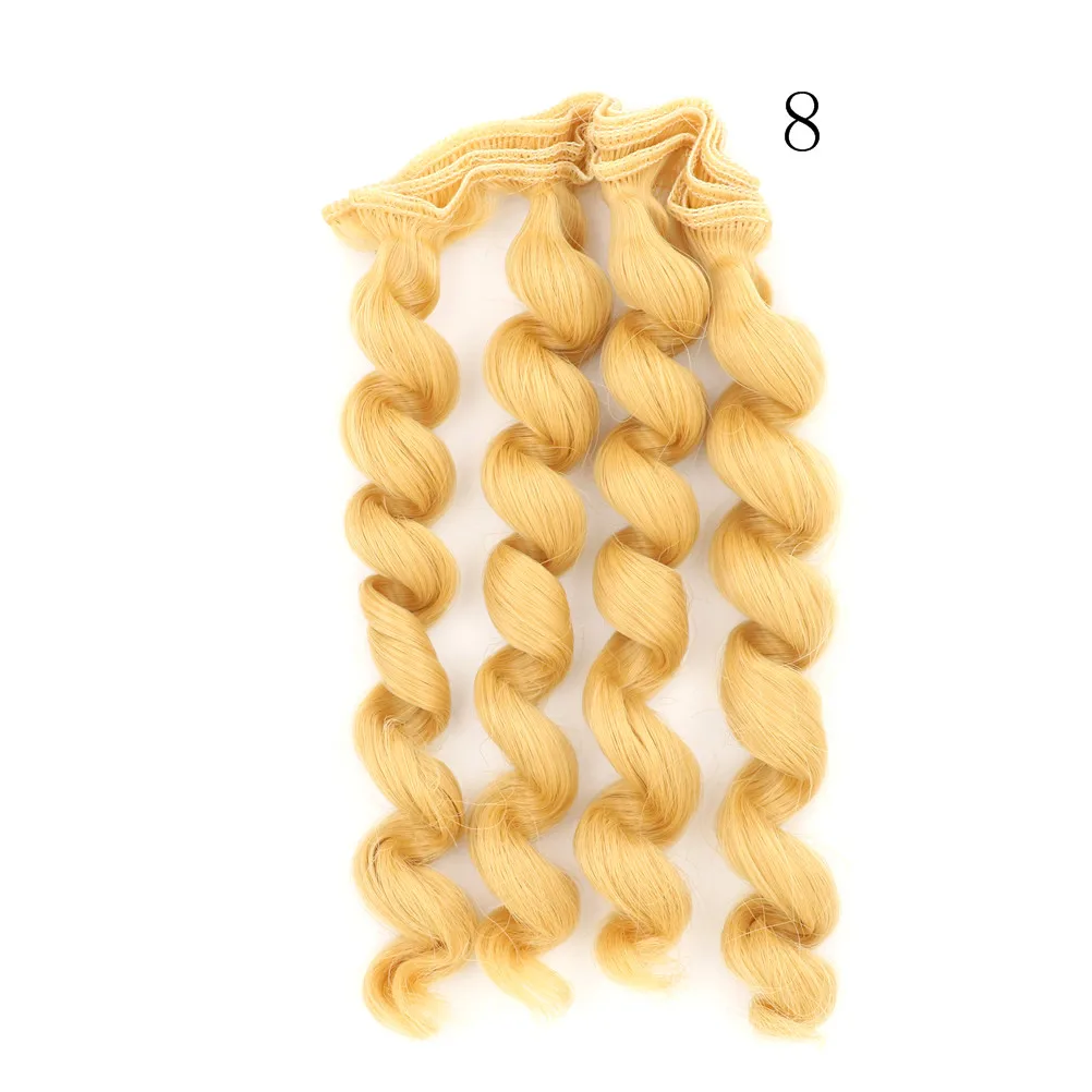 15cm*100cm Colorful Wavy BJD SD DIY Wigs High-temperature Fiber Wire 1/3 1/4 1/6 Dolls Noodle Curly Wig Handmade Doll Hair
15cm*100cm Colorful Wavy BJD SD DIY Wigs High-temperature Fiber Wire 1/3 1/4 1/6 Dolls Noodle Curly Wig Handmade Doll Hair