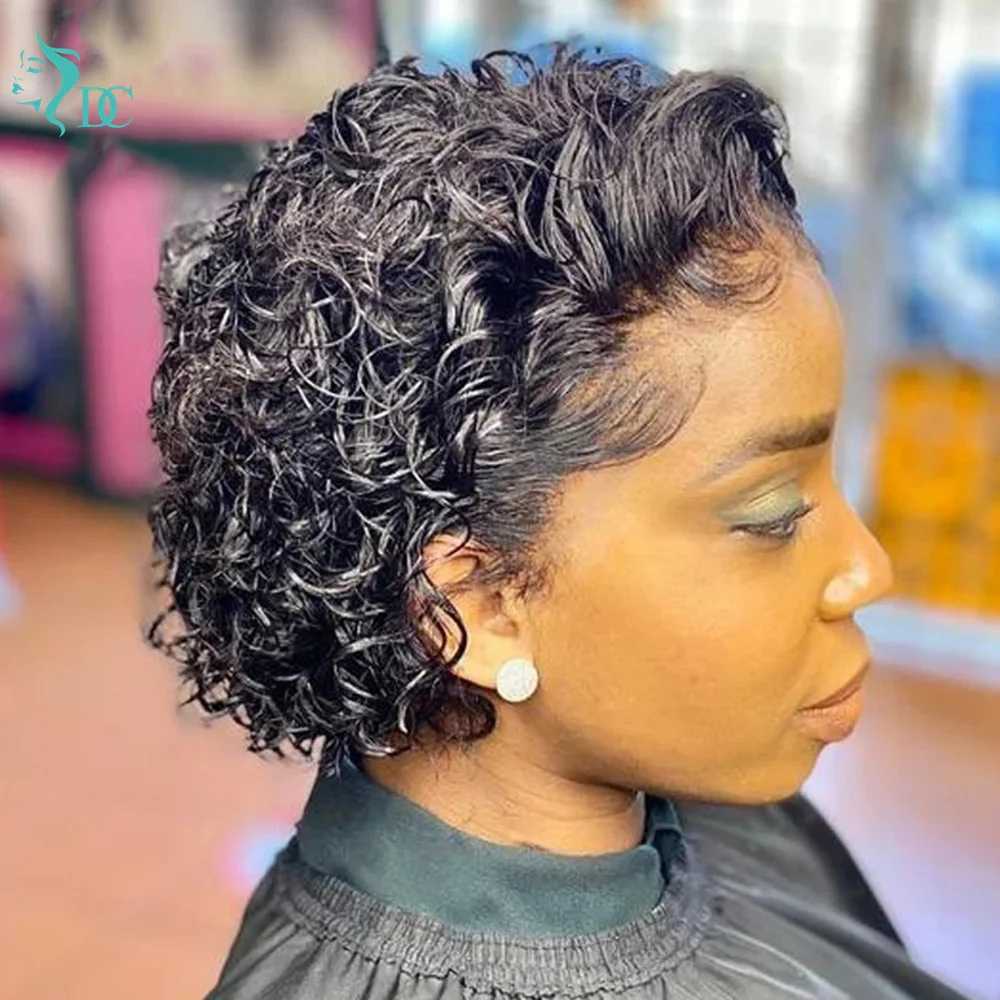 Short Pixie Cut Wig Transparent Lace Human Hair Wig For Women Pre Plucked Baby Hair Curry Wig 13x1 Short Lace Part Wig Cheap Wig
Short Pixie Cut Wig Transparent Lace Human Hair Wig For Women Pre Plucked Baby Hair Curry Wig 13x1 Short Lace Part Wig Cheap Wig