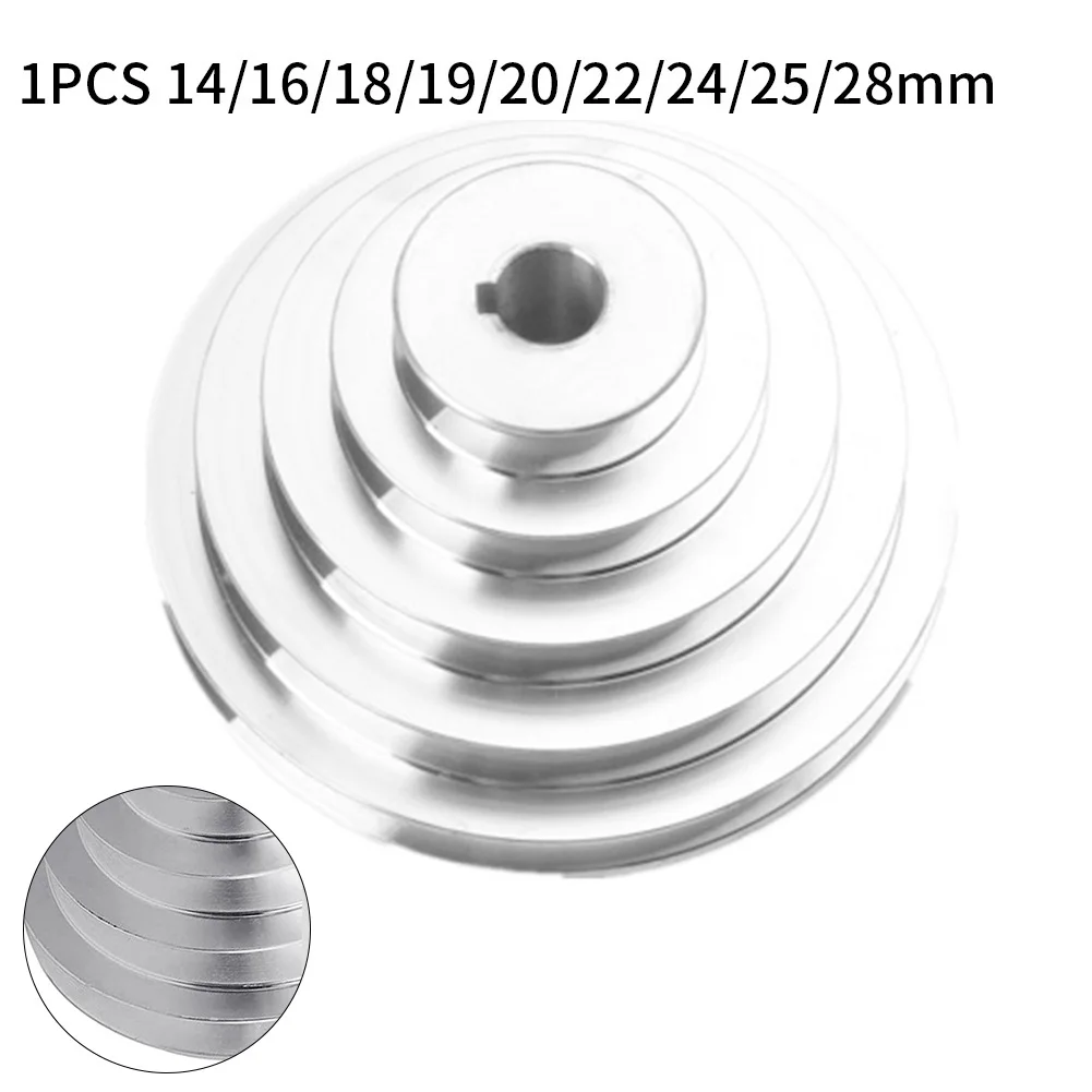 1*Aluminum Pagoda Pulley Wheel Type A 5 Layers 5 Slots Pagoda Wheel Motor Pulley Bench Drill Accessories
1*Aluminum Pagoda Pulley Wheel Type A 5 Layers 5 Slots Pagoda Wheel Motor Pulley Bench Drill Accessories