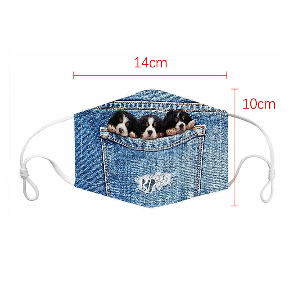 5PCS Children' 3D Cat Dog Denim Printed Mask Outdoor Dustproof Sunscreen Face Mask Breathable Cycling Mask funda mascarilla
5PCS Children' 3D Cat Dog Denim Printed Mask Outdoor Dustproof Sunscreen Face Mask Breathable Cycling Mask funda mascarilla
