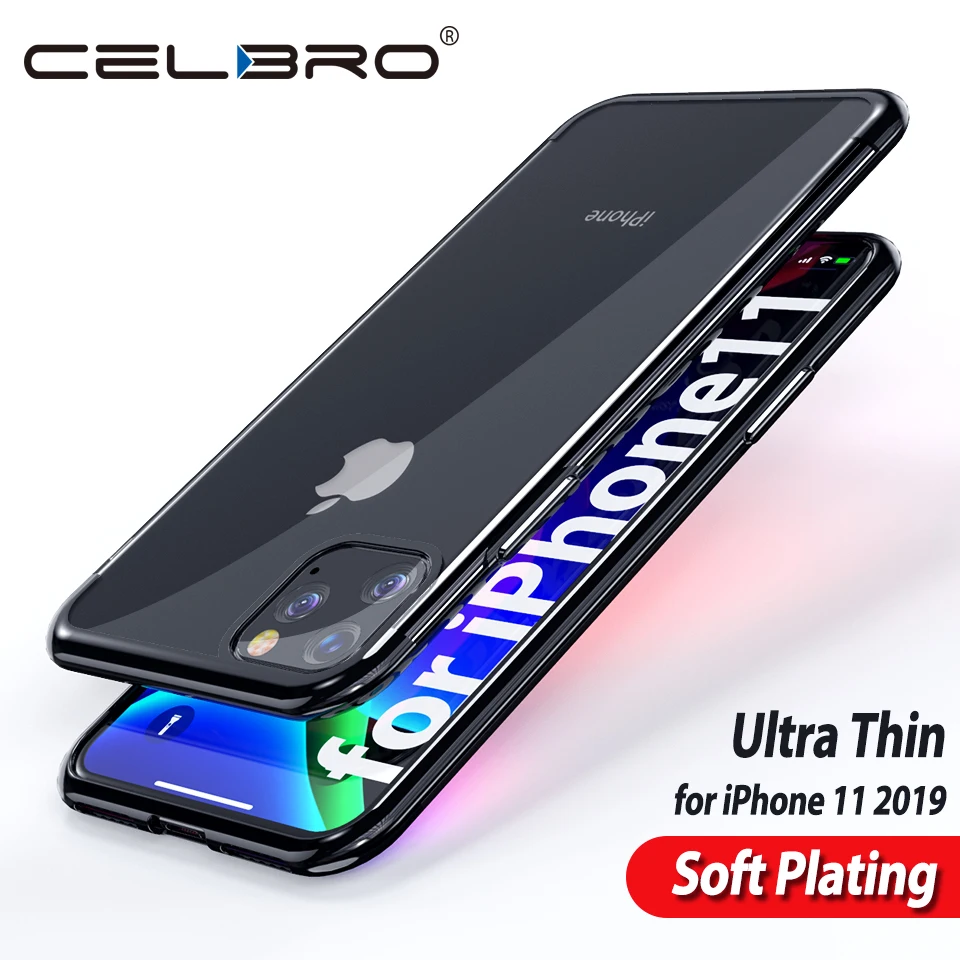 Для Iphone 11 Pro Max Xi Защитный чехол мягкий прозрачный TPU для 11pro Xir Iphone11 телефона Protettiva