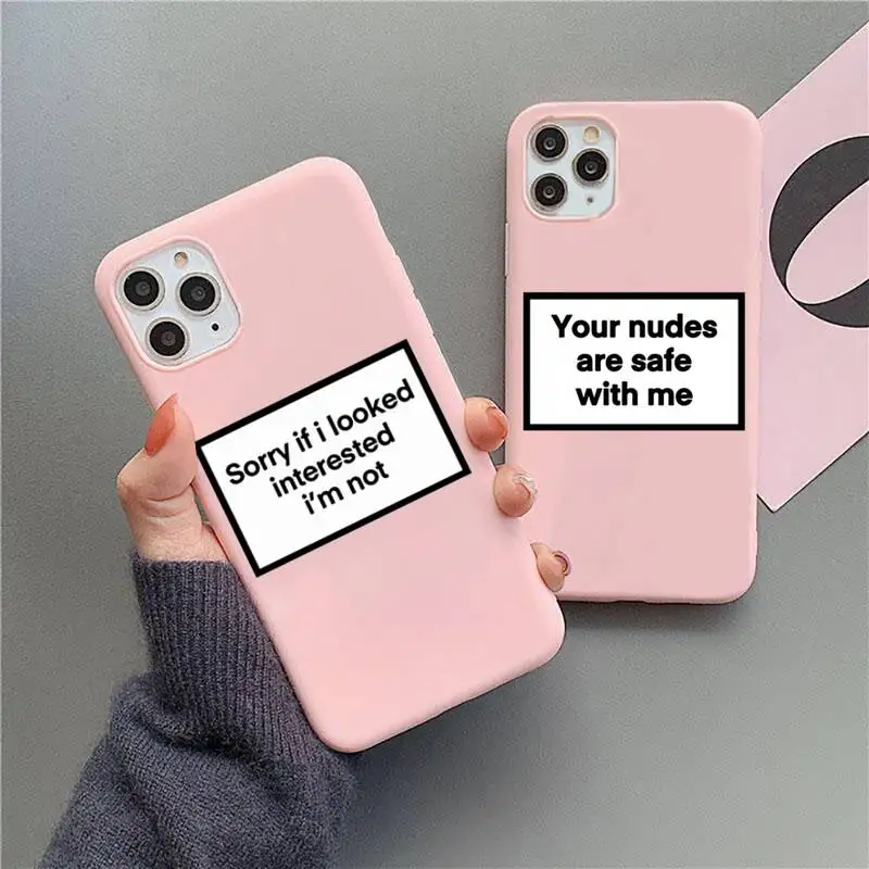 English Slogan Phone Case Phone Case For IPhone 11 12 13 Pro Max 6 6s 7 8 Plus XS XR 12mini Se 2020 Candy Case
English Slogan Phone Case Phone Case For IPhone 11 12 13 Pro Max 6 6s 7 8 Plus XS XR 12mini Se 2020 Candy Case