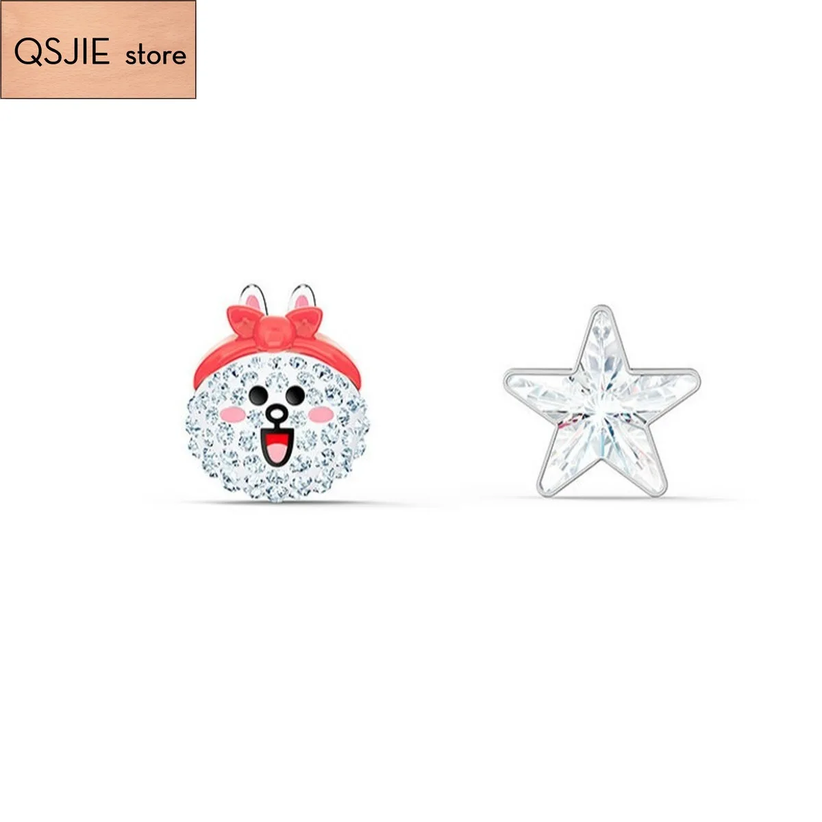 QSJIE high quality new charm fashion smile cute Kenny rabbit star irregular women earrings cute stud Earrings female
QSJIE high quality new charm fashion smile cute Kenny rabbit star irregular women earrings cute stud Earrings female