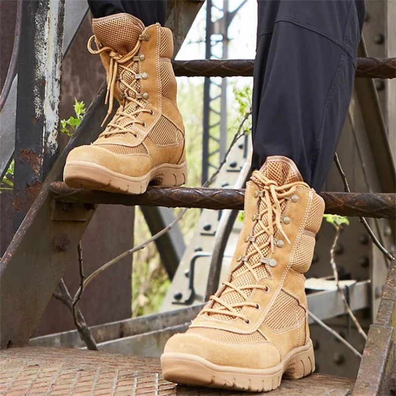 Summer Spring Men Hiking Shoes Climbing Trekking Boots Male Military Combat Ankle Boots Tactical Army Boots Work Safety Shoes
Summer Spring Men Hiking Shoes Climbing Trekking Boots Male Military Combat Ankle Boots Tactical Army Boots Work Safety Shoes