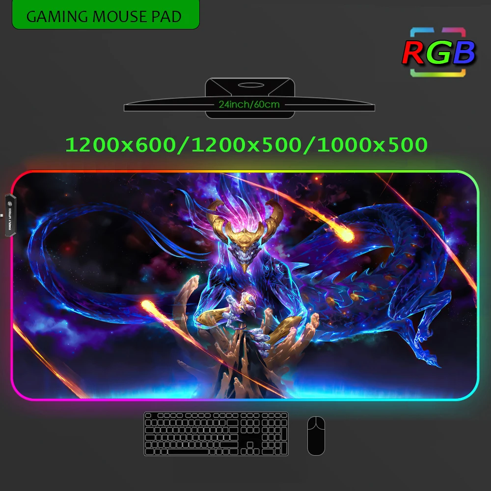 Gaming Mouse Pad Rgb League of Legends Aurelion Sol Gamer Desk 120 Custom Mat Keyboard Accessories Carpet Xxxl Tablefor Bears Pc
Gaming Mouse Pad Rgb League of Legends Aurelion Sol Gamer Desk 120 Custom Mat Keyboard Accessories Carpet Xxxl Tablefor Bears Pc