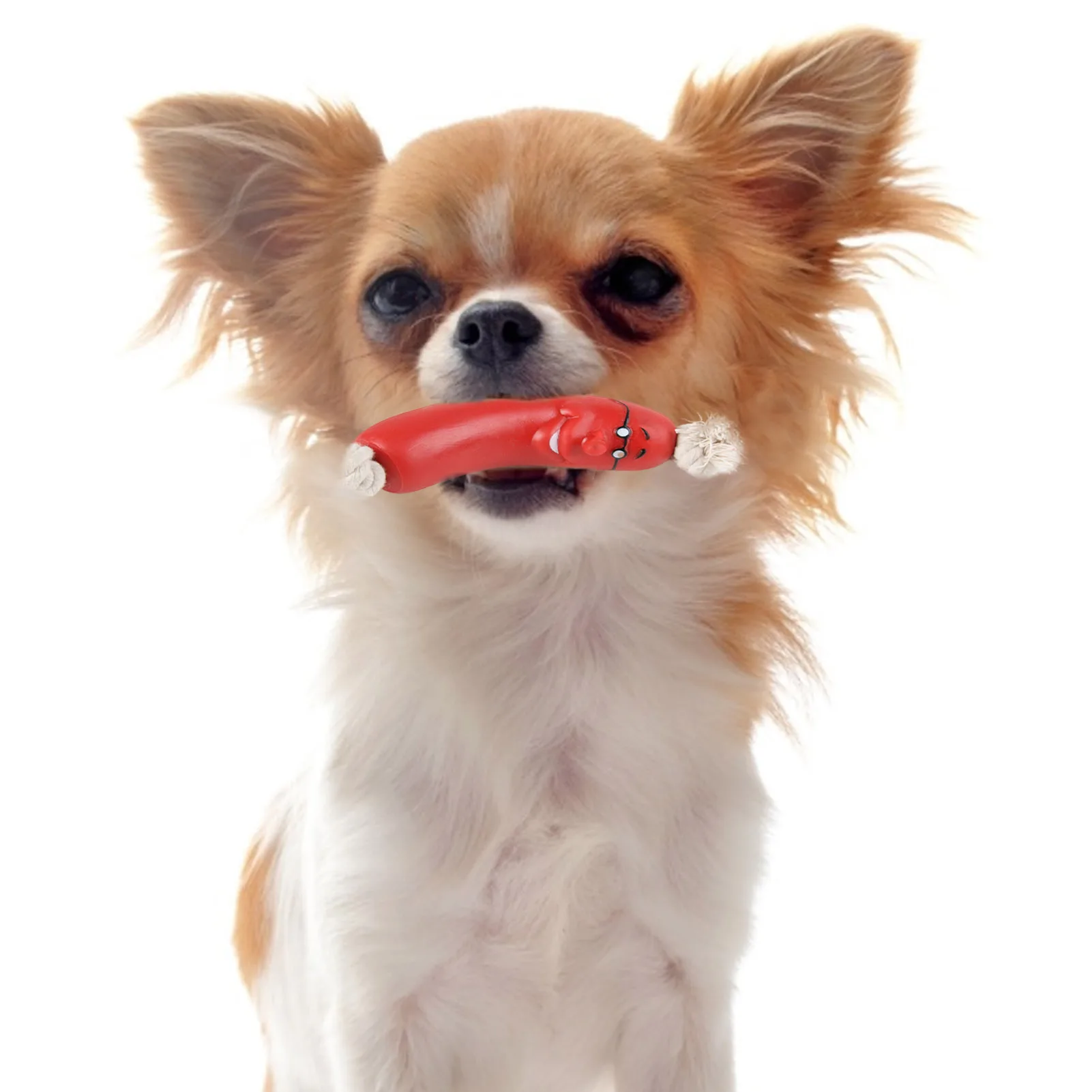 

Sausage Pet Pressure Reliever Dog Toys Silicone Stress Durable Chew Molar Toy Fit For All Pets Molar Cat Dogs Interaction Toys