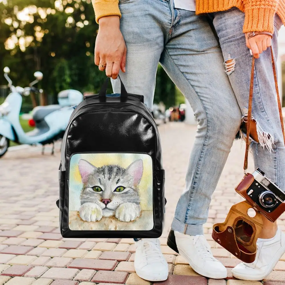 new ladies Multifunction waterproof backpack high quality youth cute cat print backpack girl casual large capacity Bag for women
new ladies Multifunction waterproof backpack high quality youth cute cat print backpack girl casual large capacity Bag for women