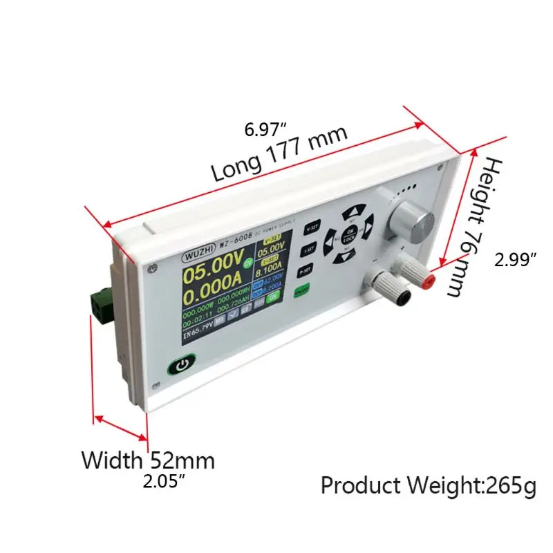 WZ6008 DC Adjustable Regulated Power Supply Adjustable Automatic Constant Voltage Current Digital Control Regulated
WZ6008 DC Adjustable Regulated Power Supply Adjustable Automatic Constant Voltage Current Digital Control Regulated