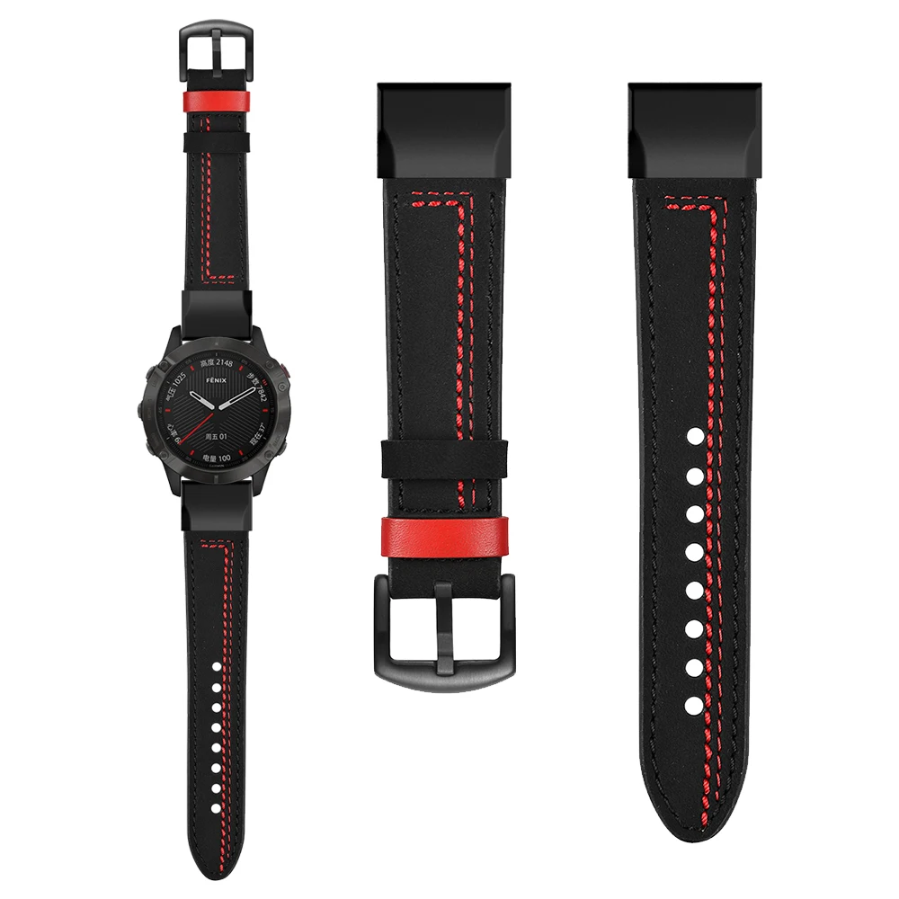 Ремешок для часов Garmin Fenix 6 6X Pro GPS/5X Plus/TACTIX DELTA/Enduro, кожаный, 26 мм, 22 мм
Ремешок для часов Garmin Fenix 6 6X Pro GPS/5X Plus/TACTIX DELTA/Enduro, кожаный, 26 мм, 22 мм