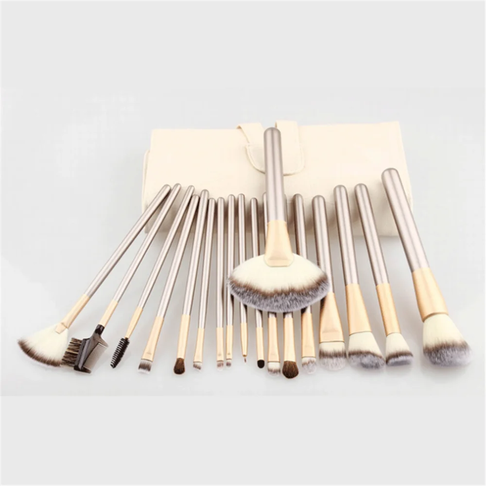 12/18/24pcs Champagne Makeup Brushes Set for Cosmetic Foundation Powder Blush Eyeshadow Blending Make Up Brush Beauty Tool
12/18/24pcs Champagne Makeup Brushes Set for Cosmetic Foundation Powder Blush Eyeshadow Blending Make Up Brush Beauty Tool