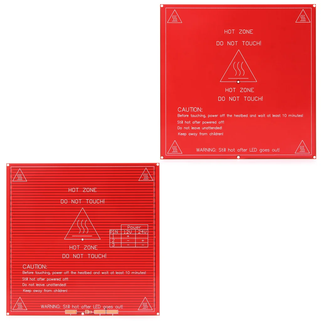 

100% Brand New and High Quality 3D Printer PCB Heatbed MK2B Heat Bed 12/24 Dual Power Hot Plate Module 214x214mm