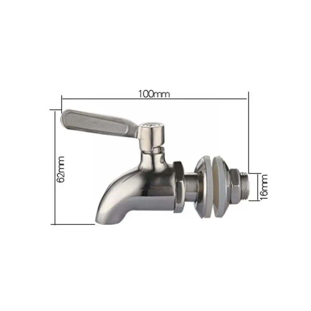 Steel For 11/16 Inch Dispenser Tap Thread Dia Bottled Spigot Water Water Barrel Faucet Faucet Wine Bibcocks Dispenser V9D0
Steel For 11/16 Inch Dispenser Tap Thread Dia Bottled Spigot Water Water Barrel Faucet Faucet Wine Bibcocks Dispenser V9D0