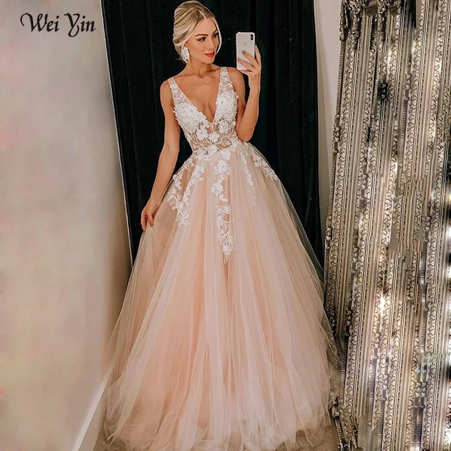 Weiyin AE0616 Sleeveless Pink Long Prom Dresses 2021 Vestidos De Festa A Line Sexy Lace Bodice Evening Dress Party Gown
Weiyin AE0616 Sleeveless Pink Long Prom Dresses 2021 Vestidos De Festa A Line Sexy Lace Bodice Evening Dress Party Gown