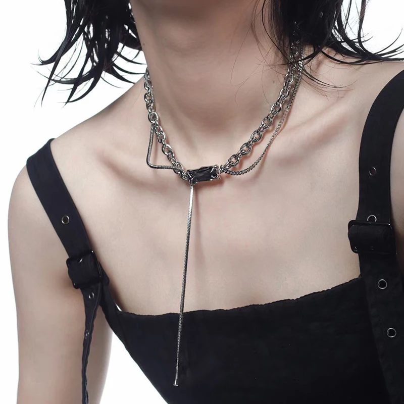 New Arrival Tassel Pendant Necklace 2021 Fashion Gray Crystal Choker Collier Femme Statement Necklaces Chunky Accessories
New Arrival Tassel Pendant Necklace 2021 Fashion Gray Crystal Choker Collier Femme Statement Necklaces Chunky Accessories