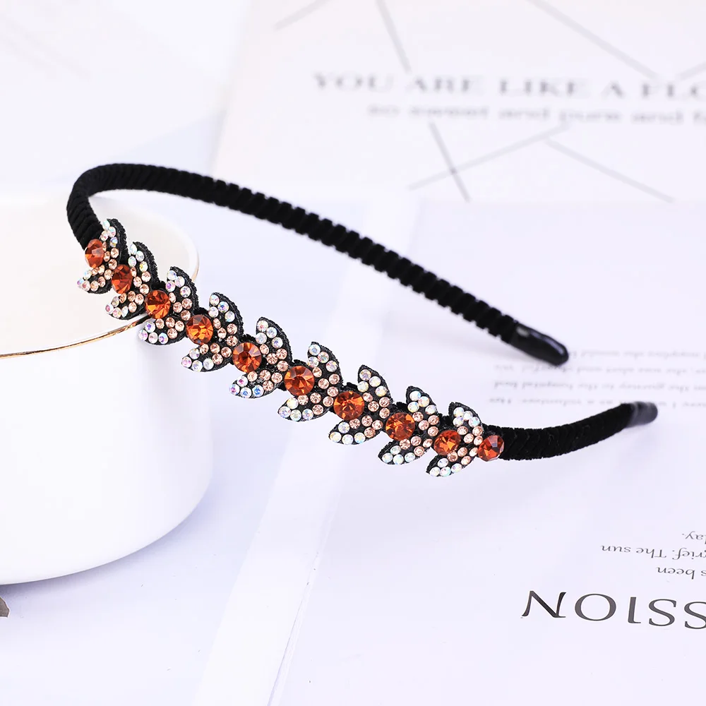 Fashion Crystal Hairband Non-slip Bezel Colorful Rhinestone Flower Hair Hoop Bands Elastic Headbands for Women Hair Accessories 
Fashion Crystal Hairband Non-slip Bezel Colorful Rhinestone Flower Hair Hoop Bands Elastic Headbands for Women Hair Accessories