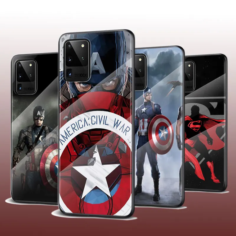 Tempered Glass Cover Marvel Capatian Hot Style For Samsung Galaxy S21 Ultra Plus 5G M51 M31 M21 Phone Case
Tempered Glass Cover Marvel Capatian Hot Style For Samsung Galaxy S21 Ultra Plus 5G M51 M31 M21 Phone Case
