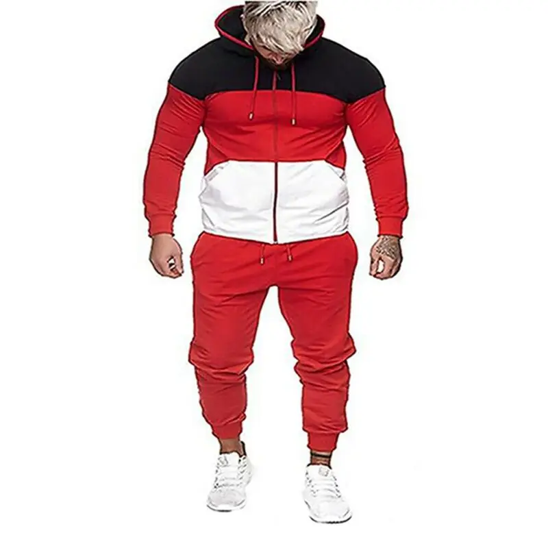 Mens Slim Fit Tracksuit Set Zip Up Top Bottoms Jogging Designer Outfits 2pcs Set
Mens Slim Fit Tracksuit Set Zip Up Top Bottoms Jogging Designer Outfits 2pcs Set