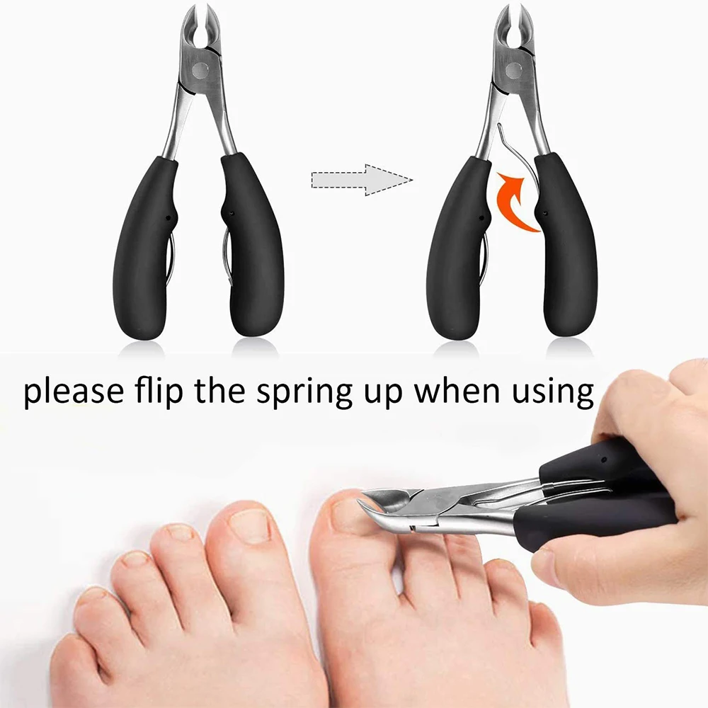 Stainless Steel Nail Clipper Nail Trimmer Cutters Pedicure Tools For Ingrown Toenails Cuticle Podiatry Paronychia Thick Nails
Stainless Steel Nail Clipper Nail Trimmer Cutters Pedicure Tools For Ingrown Toenails Cuticle Podiatry Paronychia Thick Nails