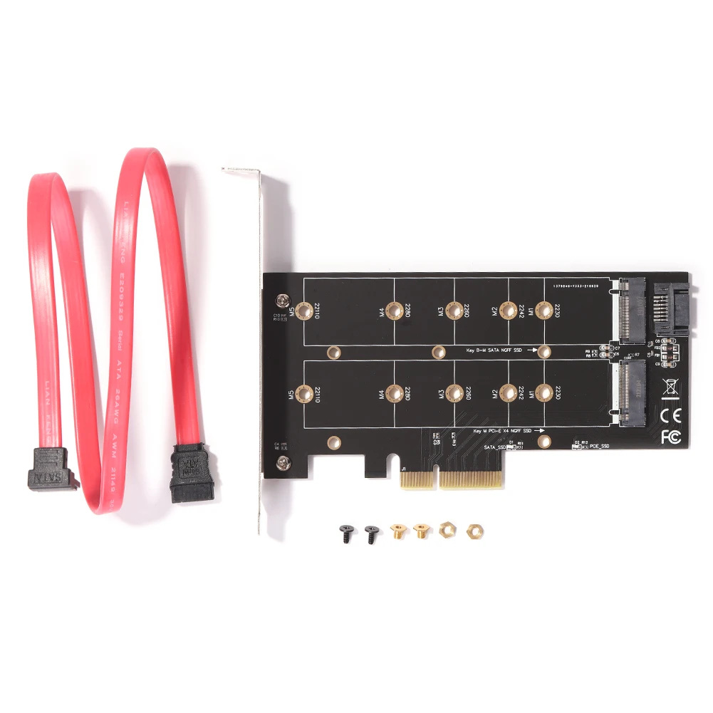 Адаптер PCIE-Dual M.2 PCIe M2 SSD PCIE M Key B Key к PCI-E 3,0x4 контроллеру, конвертерная карта, поддержка 2280 2260 2242 2230
Адаптер PCIE-Dual M.2 PCIe M2 SSD PCIE M Key B Key к PCI-E 3,0x4 контроллеру, конвертерная карта, поддержка 2280 2260 2242 2230