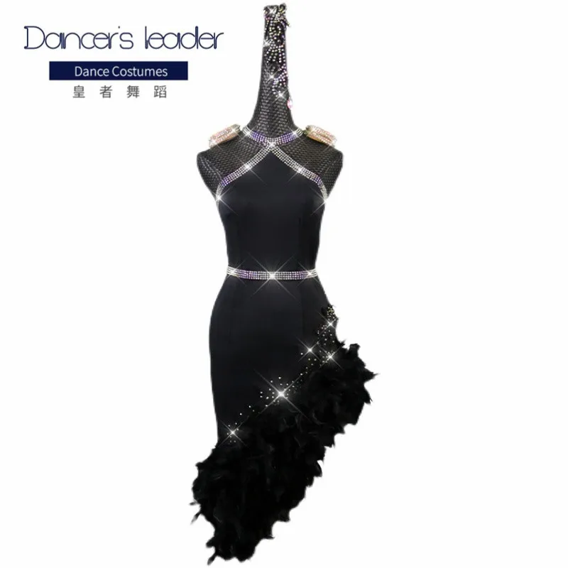 High-end Custom Latin Dance Dress Women Diamond Feather Skirt Adult Children Chacha Professional Competition Costumes
High-end Custom Latin Dance Dress Women Diamond Feather Skirt Adult Children Chacha Professional Competition Costumes