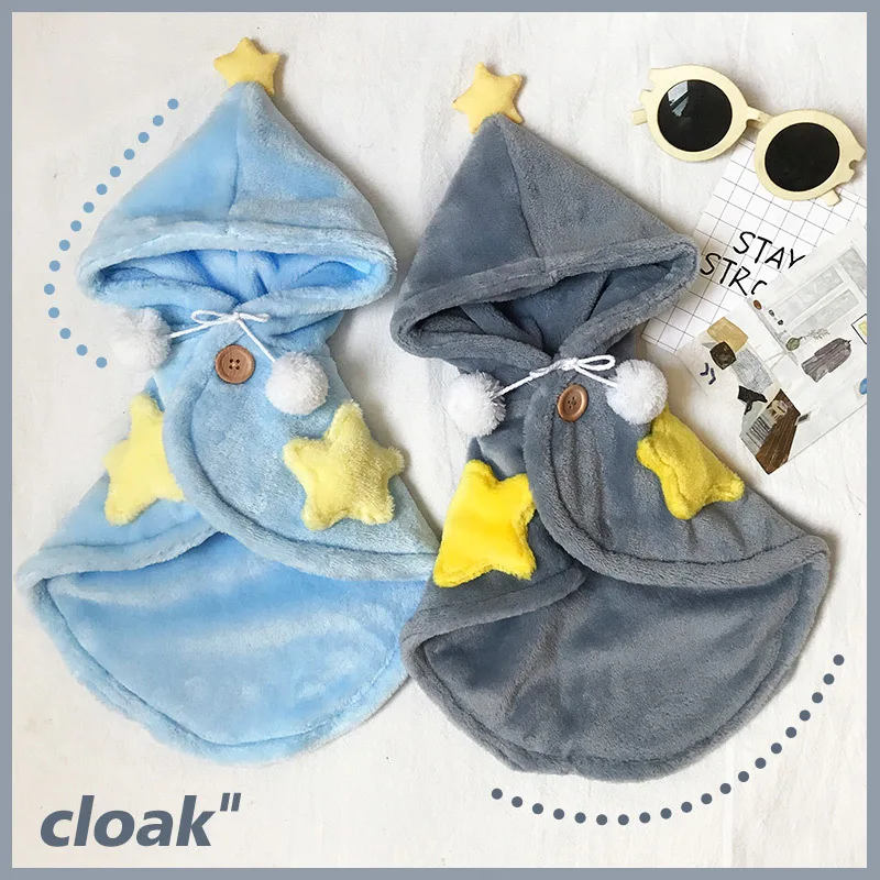 Winter Dog Clothes Cute Warm Star Cloak Small Medium-Sized Dog Clothing Fun Cloak For Dog Cat Dress Up New Year Pet Coat Costume
Winter Dog Clothes Cute Warm Star Cloak Small Medium-Sized Dog Clothing Fun Cloak For Dog Cat Dress Up New Year Pet Coat Costume