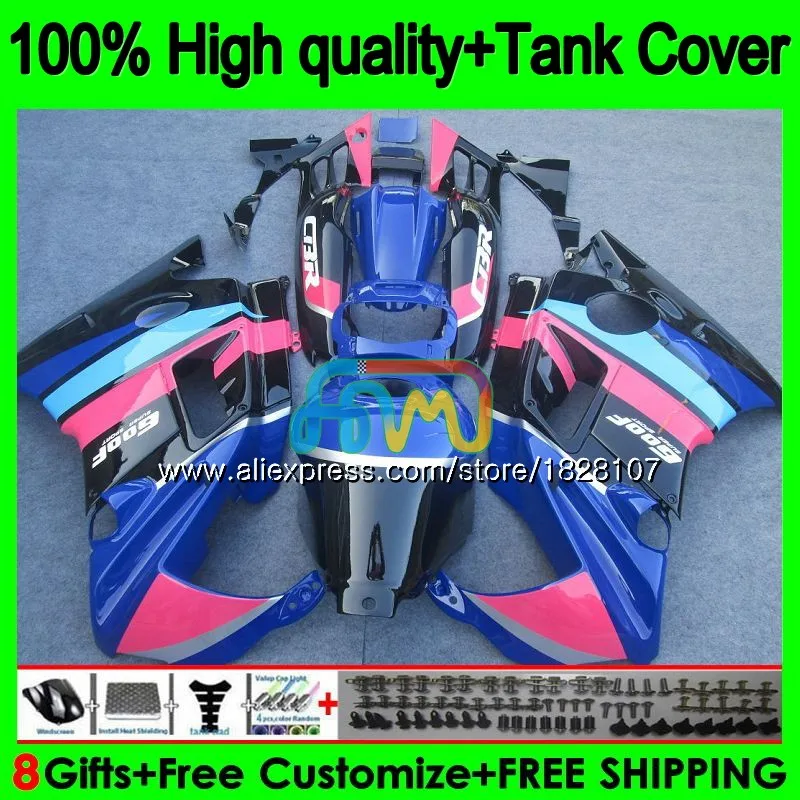 

+Tank For HONDA CBR 600F2 1991 1992 1993 1994 1BS.111 Dark blue rose CBR600FS CBR 600 FS CBR600 F2 CBR600F2 91 92 93 94 Fairing