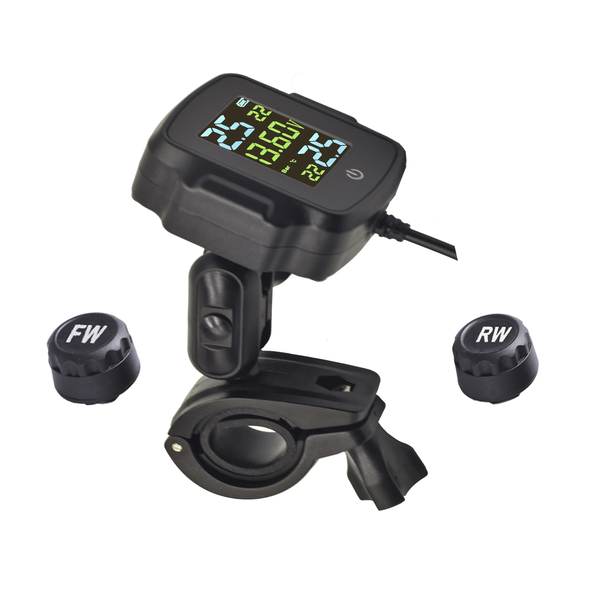 Motorcycle Tire Pressure Monitor Wireless Tire Pressure Monitor TPMS Tire Pressure Monitor with QC3.0 Output Tire Pressure
Motorcycle Tire Pressure Monitor Wireless Tire Pressure Monitor TPMS Tire Pressure Monitor with QC3.0 Output Tire Pressure
