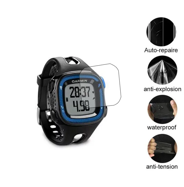 3x мягкая прозрачная защитная пленка для Garmin Forerunner 15 10 мужские и женские часы Fr15 Fr10