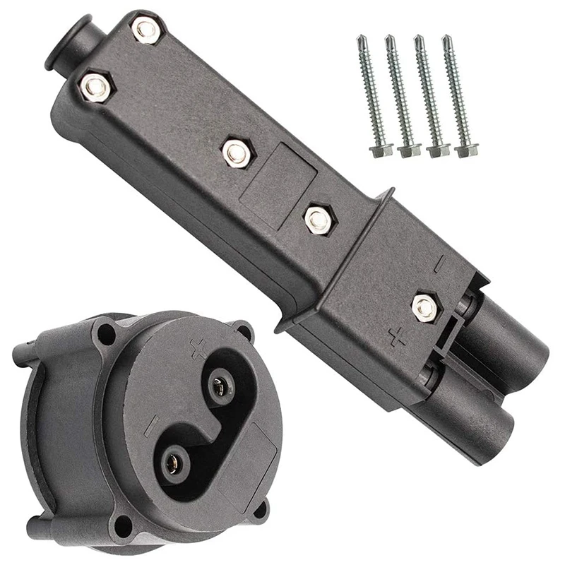 48V MAC DC Battery Charger Plug Kit JR1-H235A-00+JR1-H6181-02-00 Powerwise Receptacle for Yamaha Electric G19/G22
48V MAC DC Battery Charger Plug Kit JR1-H235A-00+JR1-H6181-02-00 Powerwise Receptacle for Yamaha Electric G19/G22