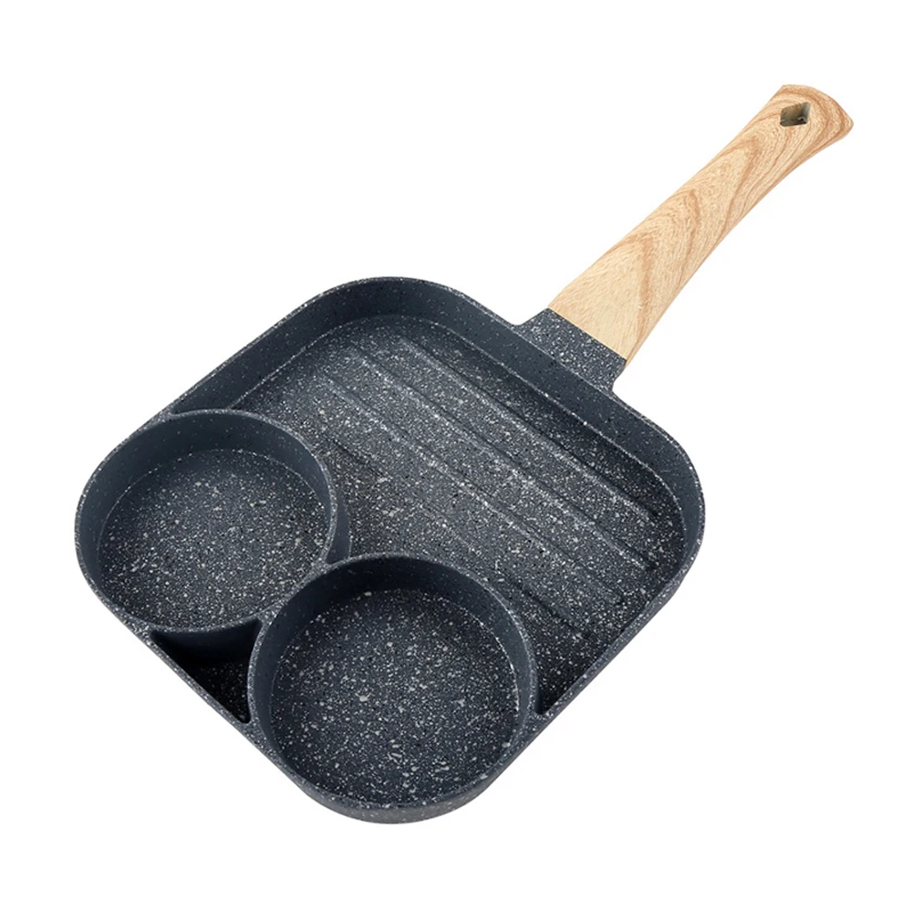 Multifunctional Frying Pan Hamburger Steak Non Stick Pan High Quality Wooden Handle Cooking Pan For Egg Breakfast Maker Cookware
Multifunctional Frying Pan Hamburger Steak Non Stick Pan High Quality Wooden Handle Cooking Pan For Egg Breakfast Maker Cookware