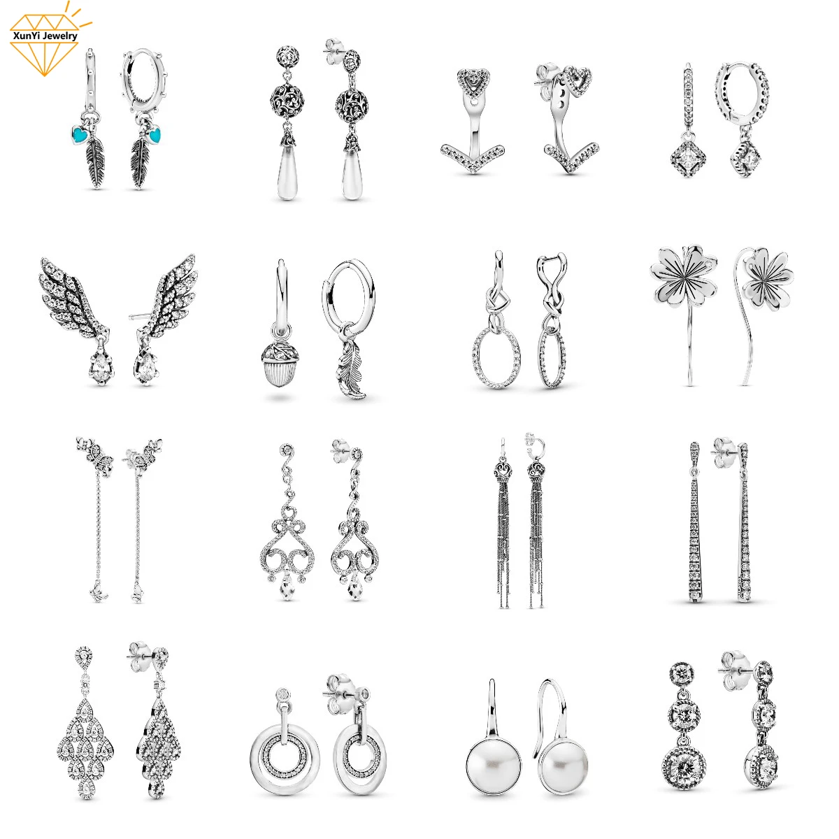 Fashion Simple Sterling Silver S925 Wing Stud Earrings Women's Jewelry Valentine's Day Gift
Fashion Simple Sterling Silver S925 Wing Stud Earrings Women's Jewelry Valentine's Day Gift