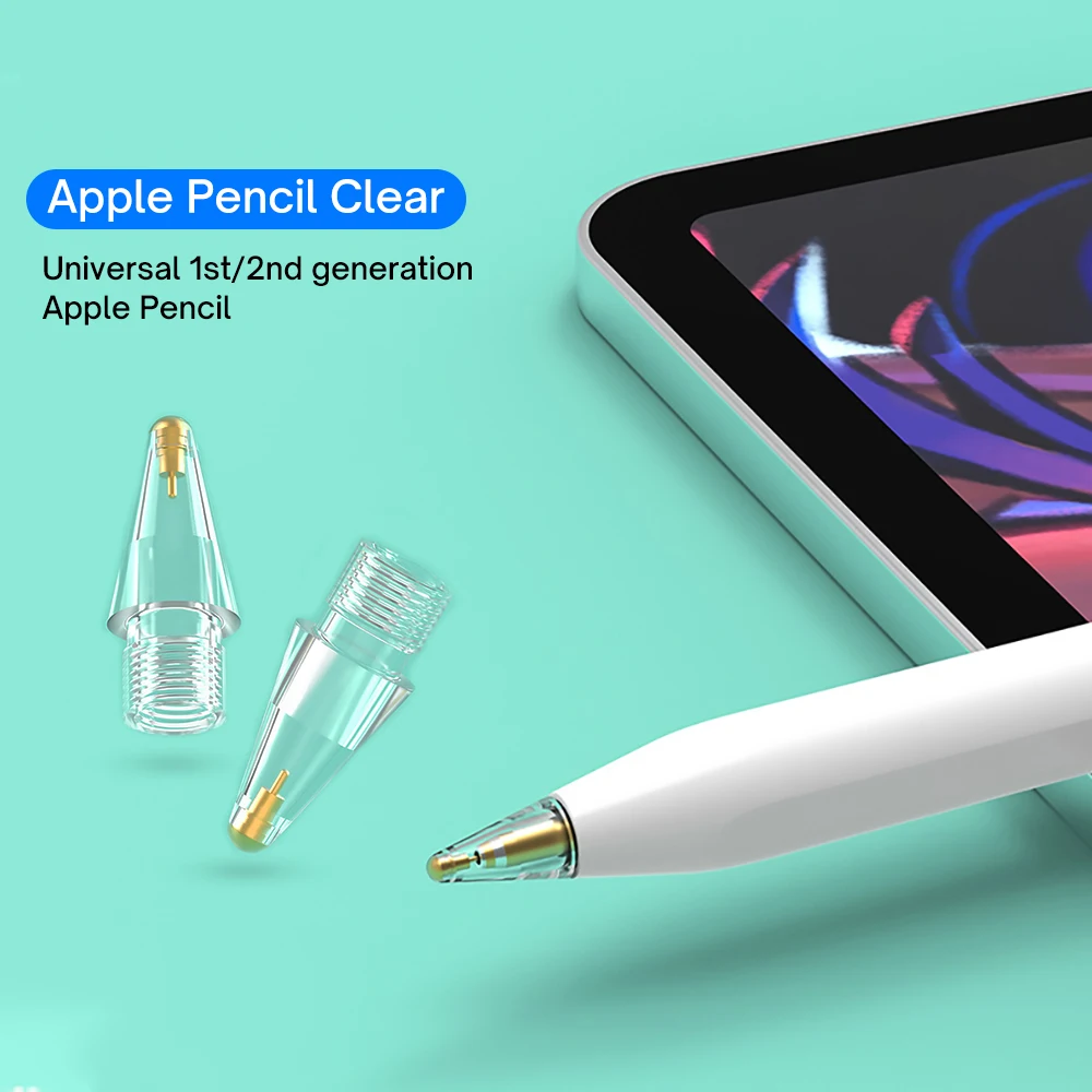 New Pencil Tips for Apple Pencil 1st / 2nd Transparent nib iPad Stylus Accessories 애플펜슬 펜촉 Different appearance
New Pencil Tips for Apple Pencil 1st / 2nd Transparent nib iPad Stylus Accessories 애플펜슬 펜촉 Different appearance