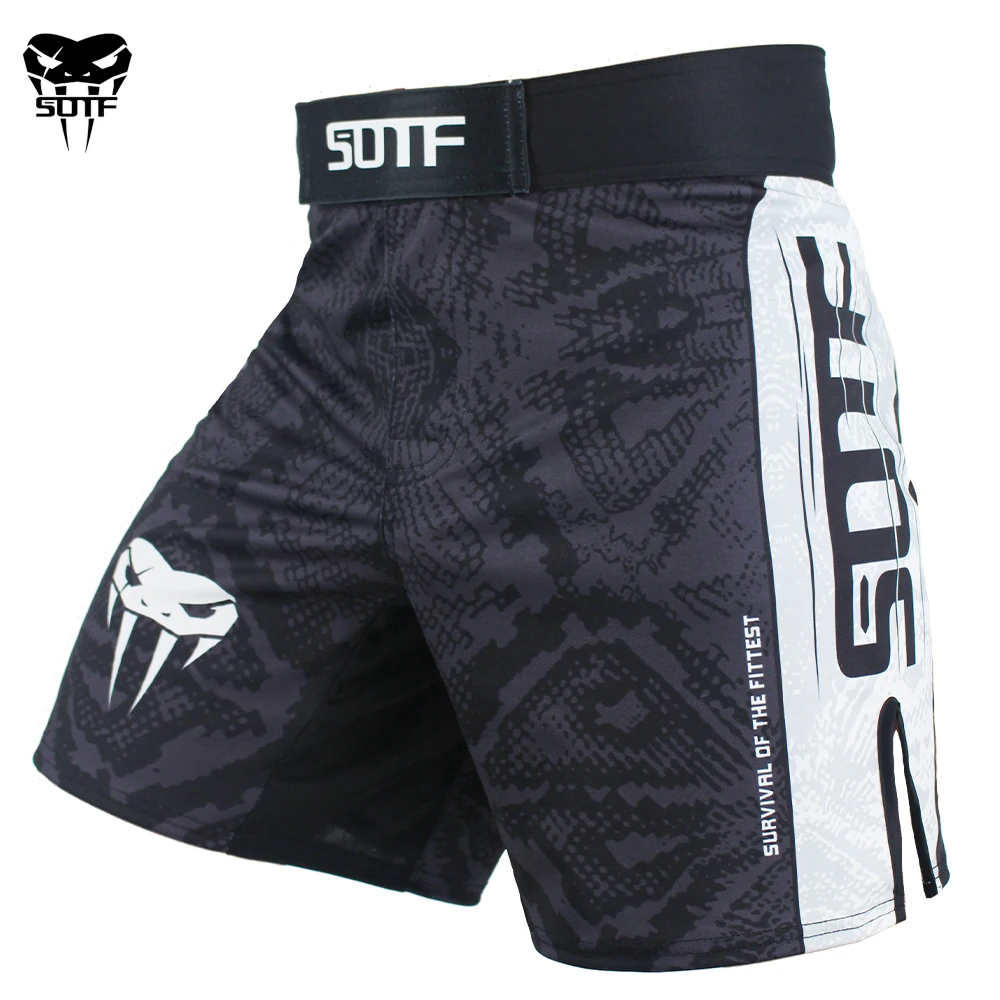 Спортивные дышащие шорты для фитнеса MMA boxing бега Tiger Muay Thai fist недорогие mma