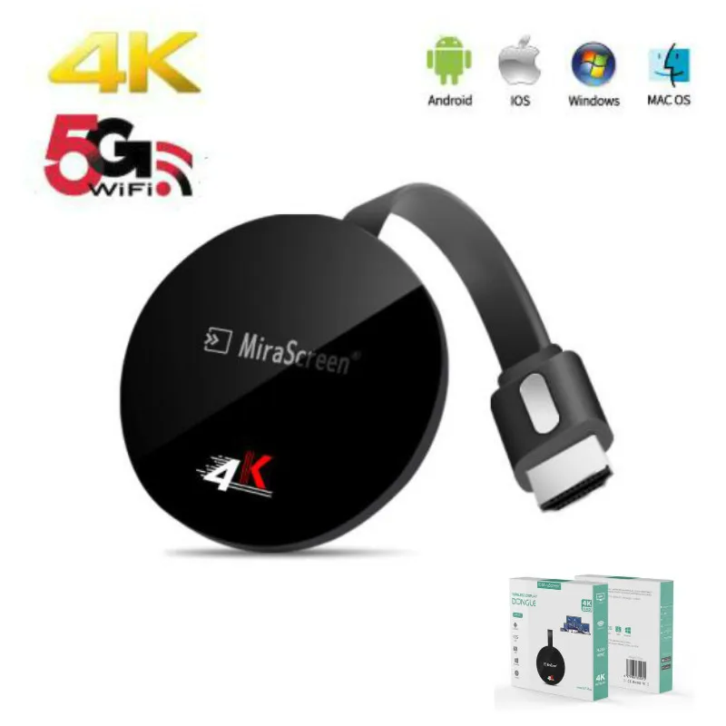 Беспроводная ТВ-флешка Mirascreen G7 Plus 4K 2,4G/Φ, DLNA AirPlay, HDMI-совместимый Wifi-адаптер, приемник для IOS, Android, телефона на телевизор
Беспроводная ТВ-флешка Mirascreen G7 Plus 4K 2,4G/Φ, DLNA AirPlay, HDMI-совместимый Wifi-адаптер, приемник для IOS, Android, телефона на телевизор