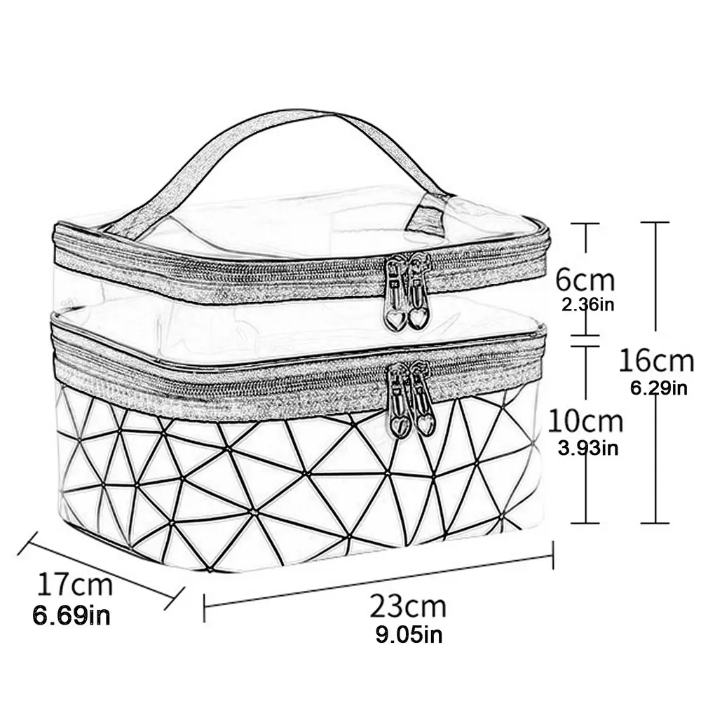 Cosmetic Bag Portable Female Travel Large-capacity Waterproof Wash Bag Cosmetic Accessory Storage Durable Bag
Cosmetic Bag Portable Female Travel Large-capacity Waterproof Wash Bag Cosmetic Accessory Storage Durable Bag