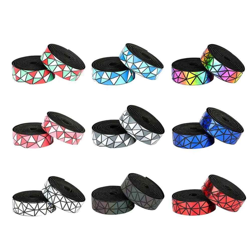 Handlebar Strap Triangle Pattern Shock absorption EVA Foam Faux Leather Road Bike Handlebar Bar Tapes for Mountain Bikes 10Color
Handlebar Strap Triangle Pattern Shock absorption EVA Foam Faux Leather Road Bike Handlebar Bar Tapes for Mountain Bikes 10Color