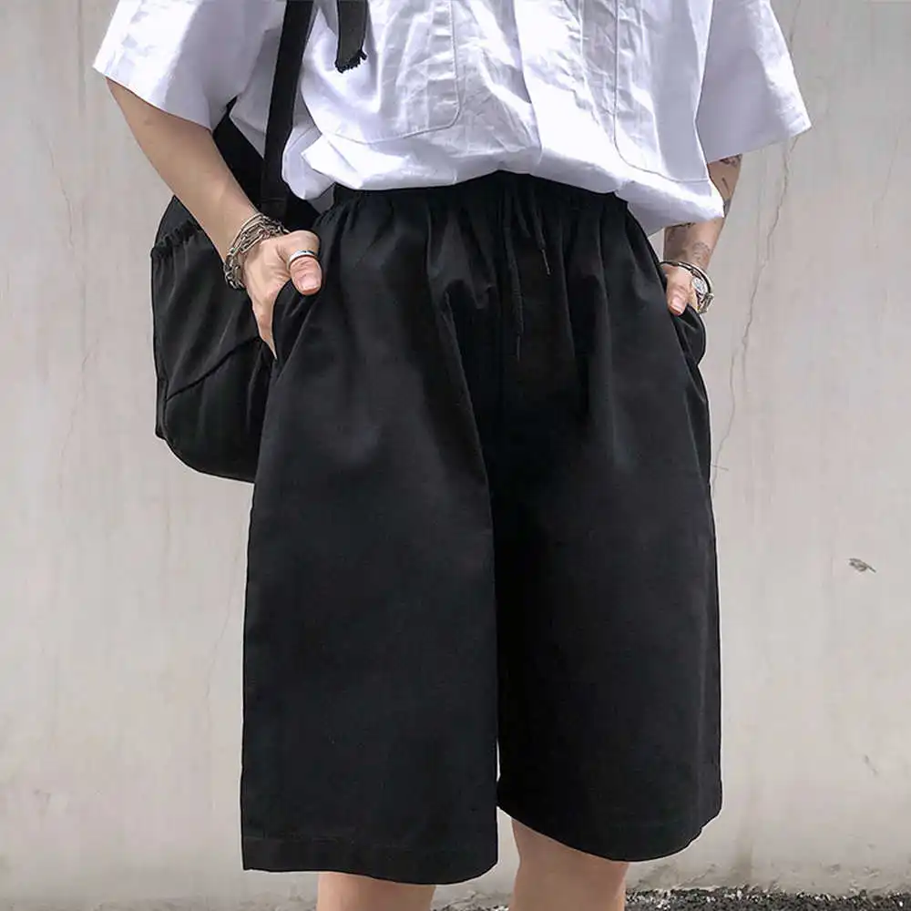Japanese Style Simple Workwear Shorts Men's Hong Kong Style Loose Summer Thin Straight Casual Pants Couple's Cropped Pants
Japanese Style Simple Workwear Shorts Men's Hong Kong Style Loose Summer Thin Straight Casual Pants Couple's Cropped Pants