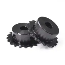 1Pcs 9-24 Tooth 04C Chain Gear 45# Steel 5mm-18mm Bore Industrial Sprocket Wheel Motor Chain Drive Sprocket Tooth Pitch 6.35mm