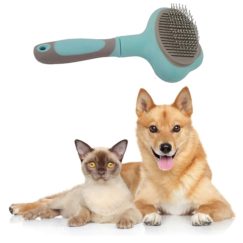 Self Cleaning Slicker Brush for Dog and Cat Removes Undercoat Tangled Hair Massages Pet Comb Improves Circulation
Self Cleaning Slicker Brush for Dog and Cat Removes Undercoat Tangled Hair Massages Pet Comb Improves Circulation