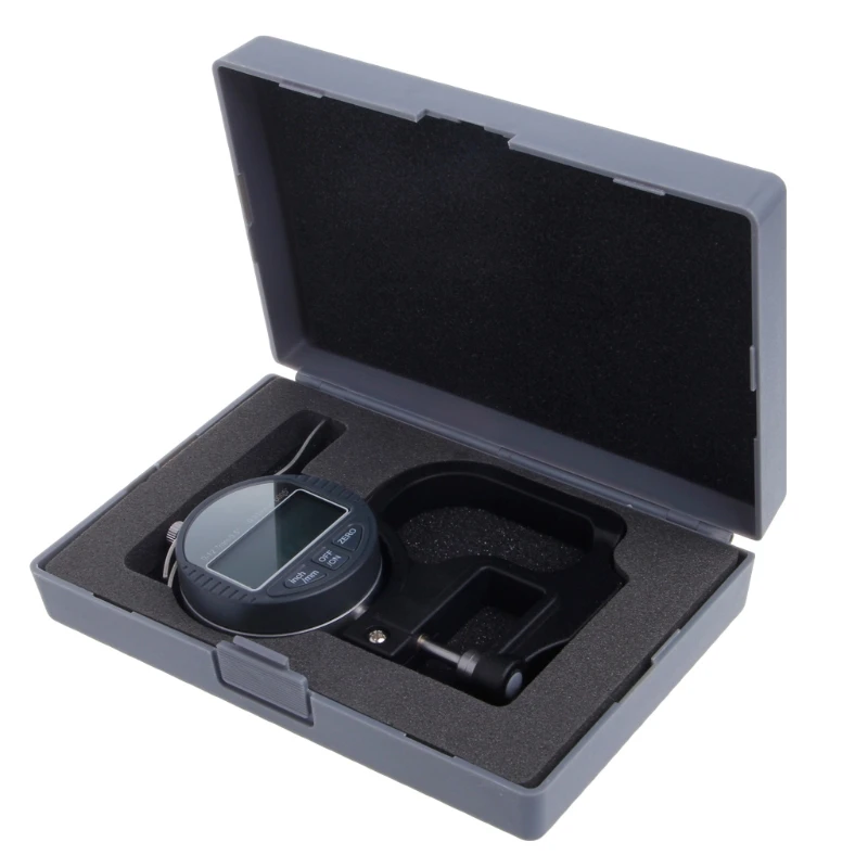 0-12.7mm Electronic Micrometer Digital Thickness Meter Gauge 0.01mm Depth Tester
0-12.7mm Electronic Micrometer Digital Thickness Meter Gauge 0.01mm Depth Tester