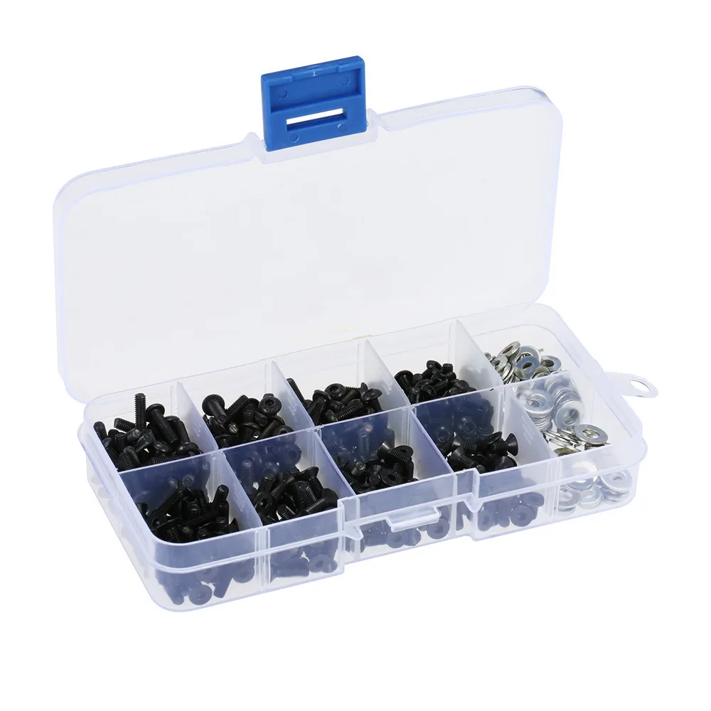 RC Accessory Screw 10.9 High Strength Screw M3 Flat Cup, Round Cup Screw (180pcs/340pcs) HSP for All Vehicles RC Screw Fittings
RC Accessory Screw 10.9 High Strength Screw M3 Flat Cup, Round Cup Screw (180pcs/340pcs) HSP for All Vehicles RC Screw Fittings