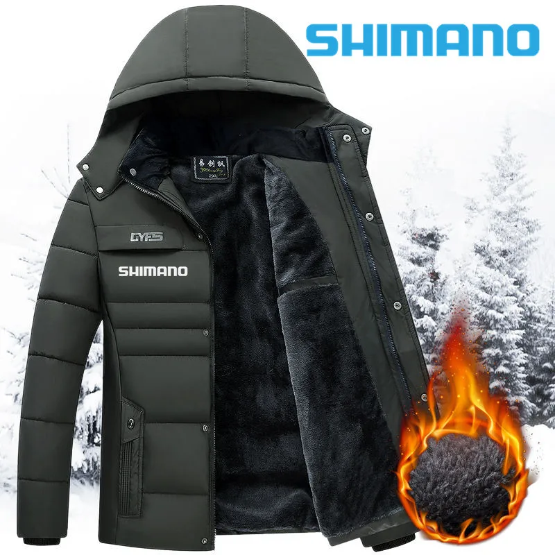 SHIMANO Fishing Jackets Autumn Winter Windproof Waterproof Warm Fishing Clothing Men Fleece Thick Outdoor Daiwa Fishing Shirts 
SHIMANO Fishing Jackets Autumn Winter Windproof Waterproof Warm Fishing Clothing Men Fleece Thick Outdoor Daiwa Fishing Shirts