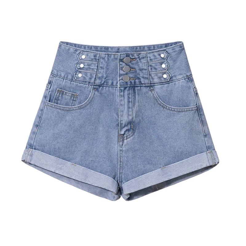 Stylish Single Breasted Button Denim Shorts 2021 Summer New Loose Wide Leg A-line High Waist Jeans Hot Shorts Streetwear
Stylish Single Breasted Button Denim Shorts 2021 Summer New Loose Wide Leg A-line High Waist Jeans Hot Shorts Streetwear