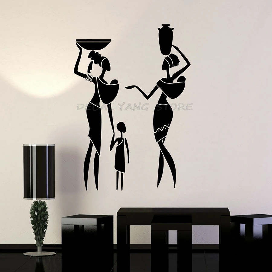 Vinyl Wall Decal African Family Women Child Ethnic Style Art Africa Mural Bedroom Living Room Home Decor Stickers Removable 1505
Vinyl Wall Decal African Family Women Child Ethnic Style Art Africa Mural Bedroom Living Room Home Decor Stickers Removable 1505