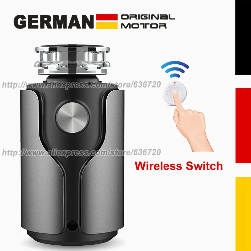 New in 2020 Food Waste Disposer German 1200W motor Technology septic assist 1 HP Household garbage disposer|Измельчители пищевых