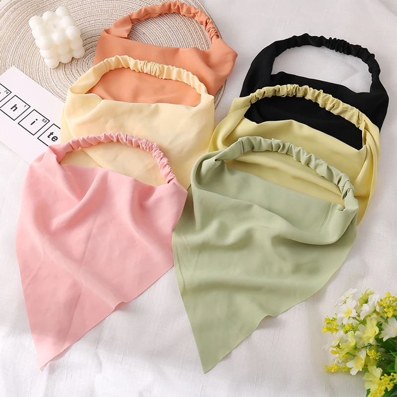 Solid Color Women Hair Bands Cute Fashion Headwrap Girl Hair Accessories Silk Scarf Elastic Band for Head Wrap Hair Accessories
Solid Color Women Hair Bands Cute Fashion Headwrap Girl Hair Accessories Silk Scarf Elastic Band for Head Wrap Hair Accessories