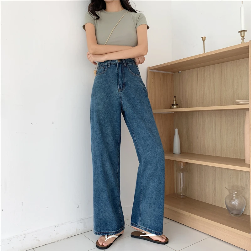 2020 Wide leg Jeans For Women Blue Loose Vintage Female Fashion Women High Waist New Style Baggy Pants Casual Jeans
2020 Wide leg Jeans For Women Blue Loose Vintage Female Fashion Women High Waist New Style Baggy Pants Casual Jeans