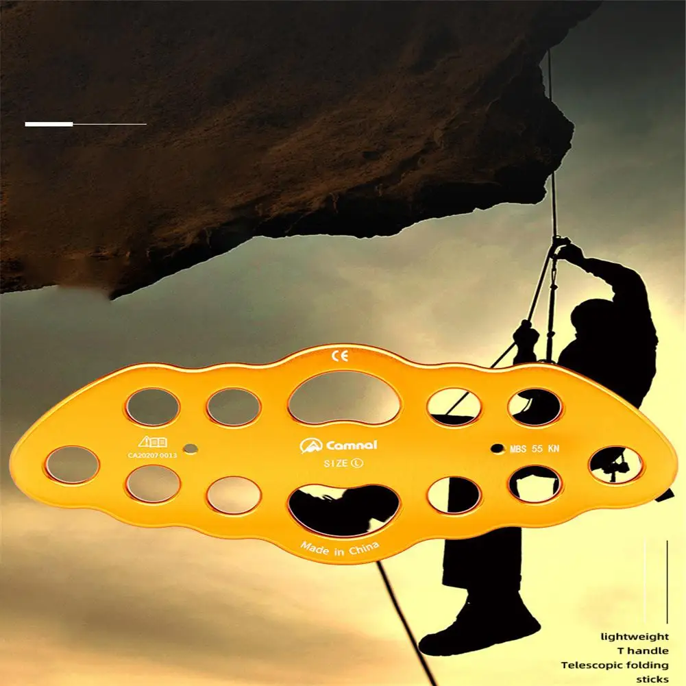 12-hole Force-bearing Anchor Mountaineering Equipment Finger Force Board Rock Climbing Rope-separator
12-hole Force-bearing Anchor Mountaineering Equipment Finger Force Board Rock Climbing Rope-separator