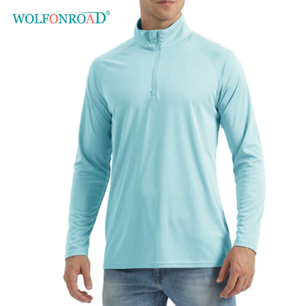 Мужская футболка WOLFONROAD UPF50 + с защитой от солнца и УФ-лучей уличная для рыбалки