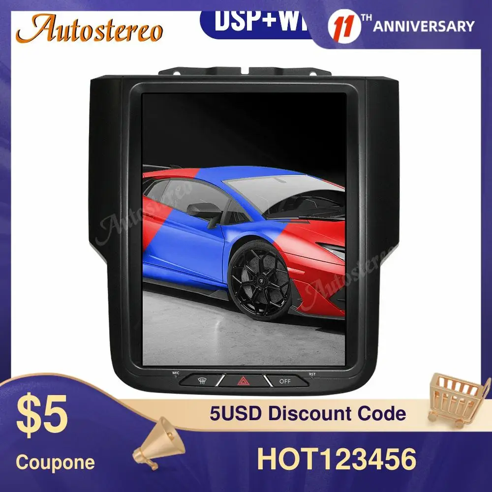 Android 9 128GB Tesla style Multimedia Player GPS Navigation For Dodge RAM 1500 2500 3500 2014-2019 Radio Tape Recorder Headunit
Android 9 128GB Tesla style Multimedia Player GPS Navigation For Dodge RAM 1500 2500 3500 2014-2019 Radio Tape Recorder Headunit